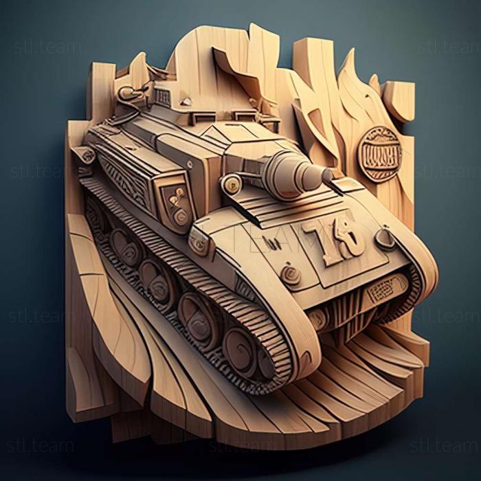 3D model World of Tanks Blitz game (STL)